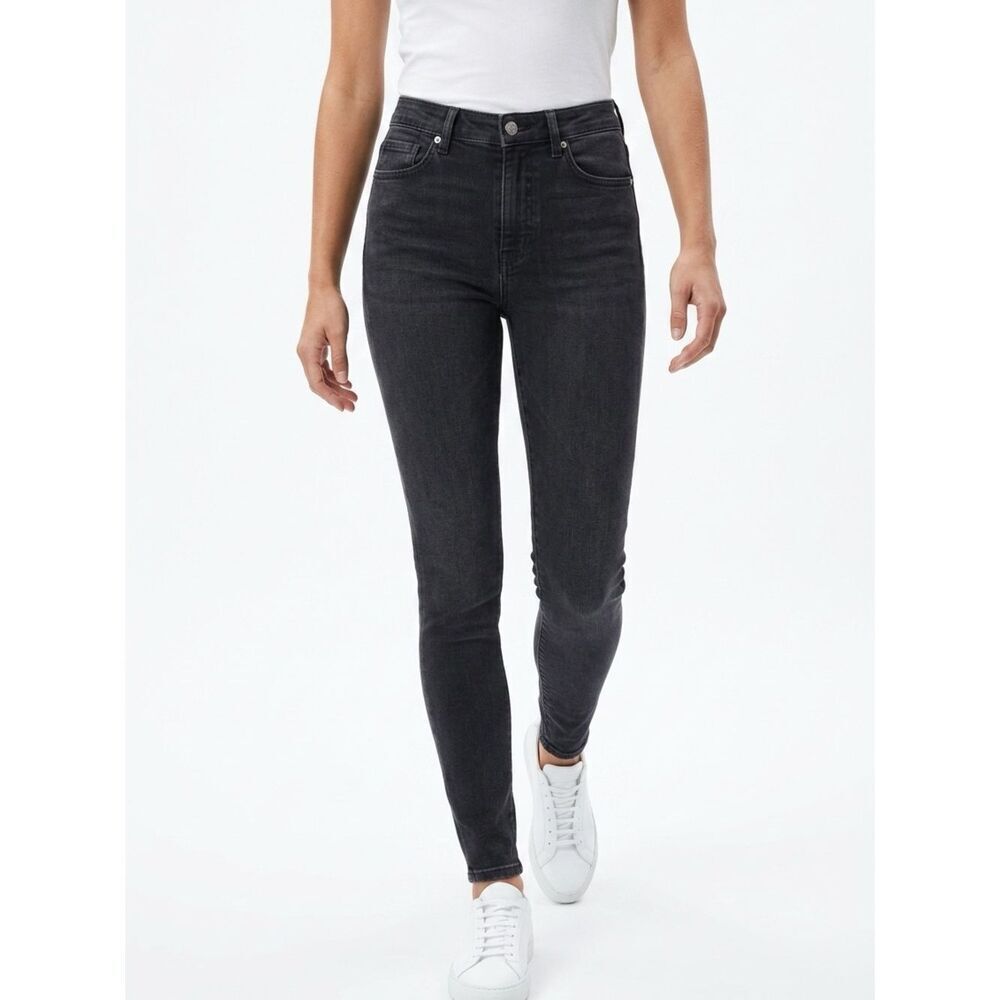 ZARA | High Rise Black Wash Denim Skinny Jeans Women’s Size 4